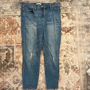 Madewell High Rise Slim Crop Boyjean